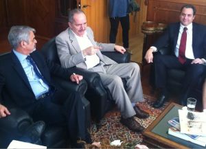 Senador foi junto com o governador na audiência com o ministro Aldo Rablo
